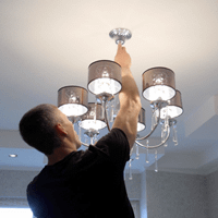 РЕМОНТ, ПОДКЛЮЧЕНИЕ ЛЮСТРЫ