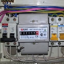 УСТАНОВКА ЭЛЕКТРОСЧЁТЧИКА